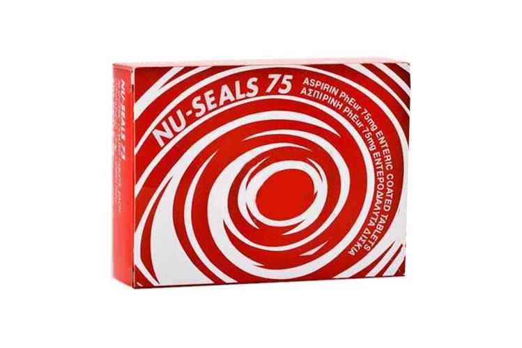 NU SEALS 75 EC 56 TABLETS - Milano Pharmacy