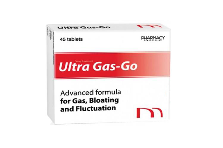 ULTRA GAS GO 45 TABLETS - Milano Pharmacy