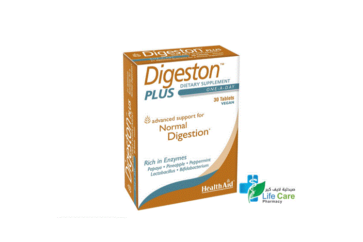 HEALTH AID DIGESTON PLUS 30 TABS - Milano Pharmacy