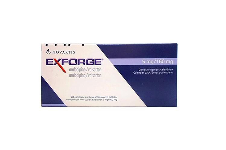 EXFORGE 5 MG 160 MG 28TAB - Milano Pharmacy