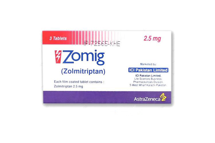 ZOMIG 2.5 3 TABLETS - Milano Pharmacy