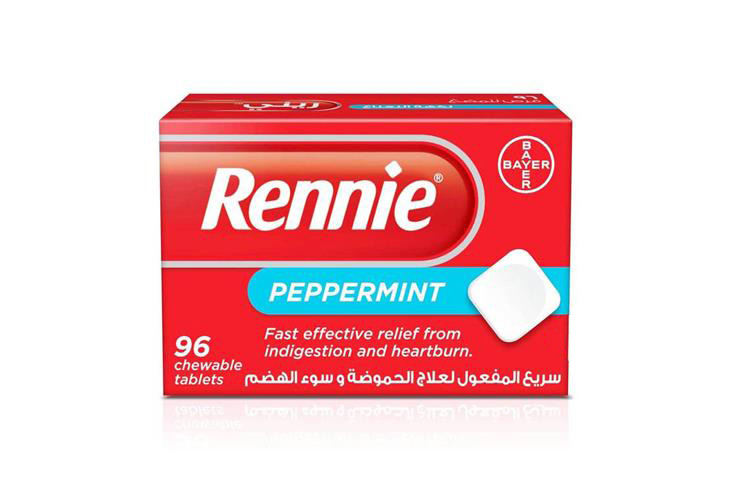 RENNIE 96 CHEWABLE TABLETS - Milano Pharmacy