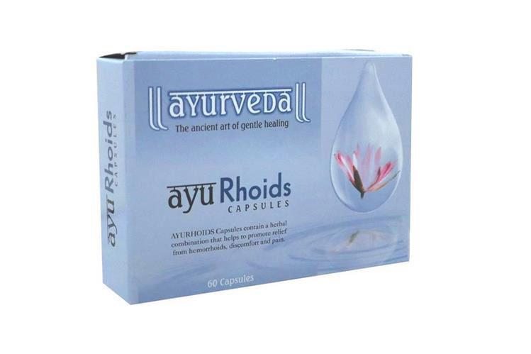 AYURVEDA  AYU RHOIDS 60 CAPSULES - Milano Pharmacy