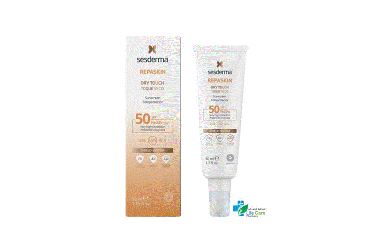 SESDERMA REPASKIN DRY TOUCH SPF50 CREAM 50 ML - Milano Pharmacy