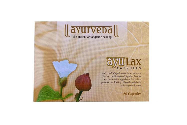 AYURVEDA  AYU LAX 60 CAPSULES - Milano Pharmacy