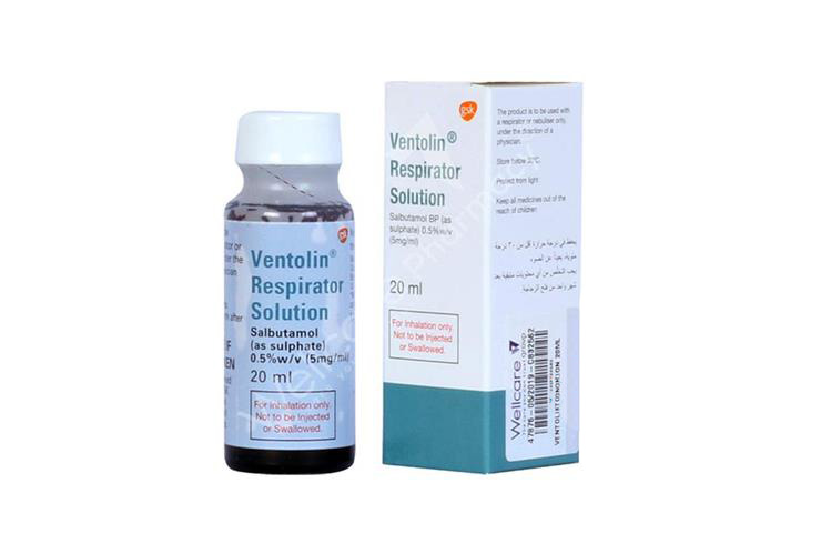 VENTOLIN RESPIRATOR SOLN. 20 ML - Milano Pharmacy