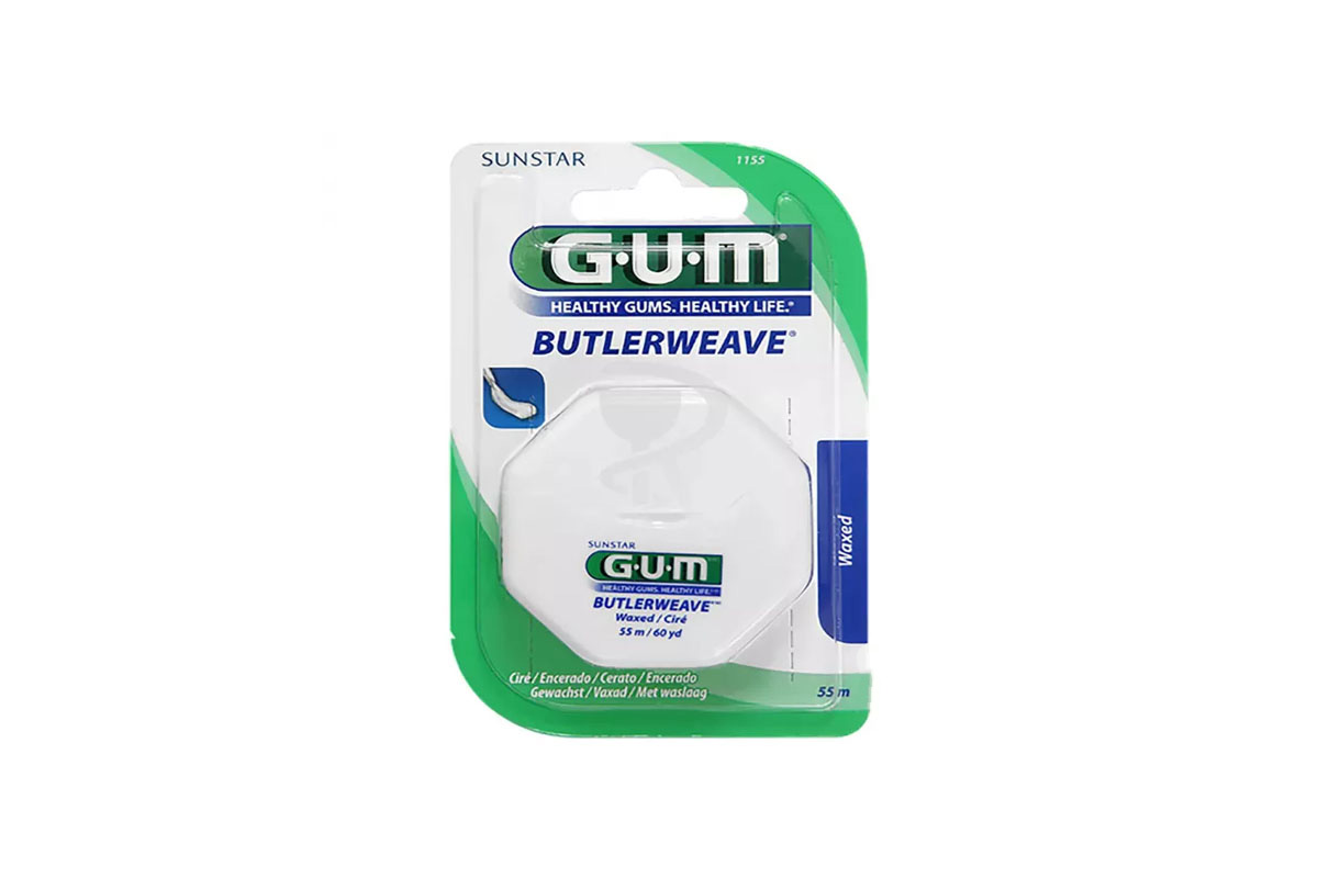 GUM BUTLER WEAVE  WAXED  FLOSS 1155 - Milano Pharmacy