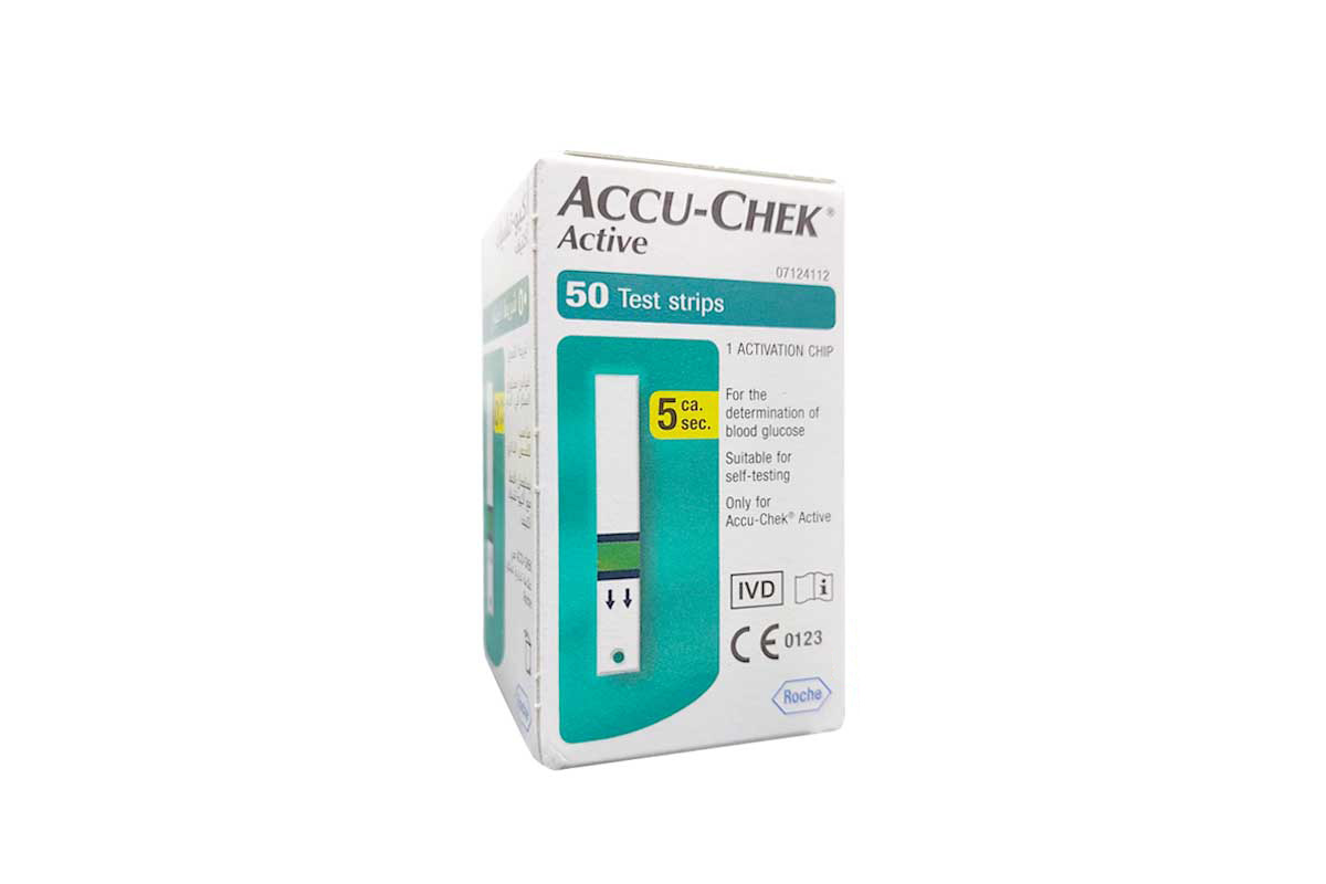 ACCU CHEK ACTIVE 50 STRIPS - Milano Pharmacy