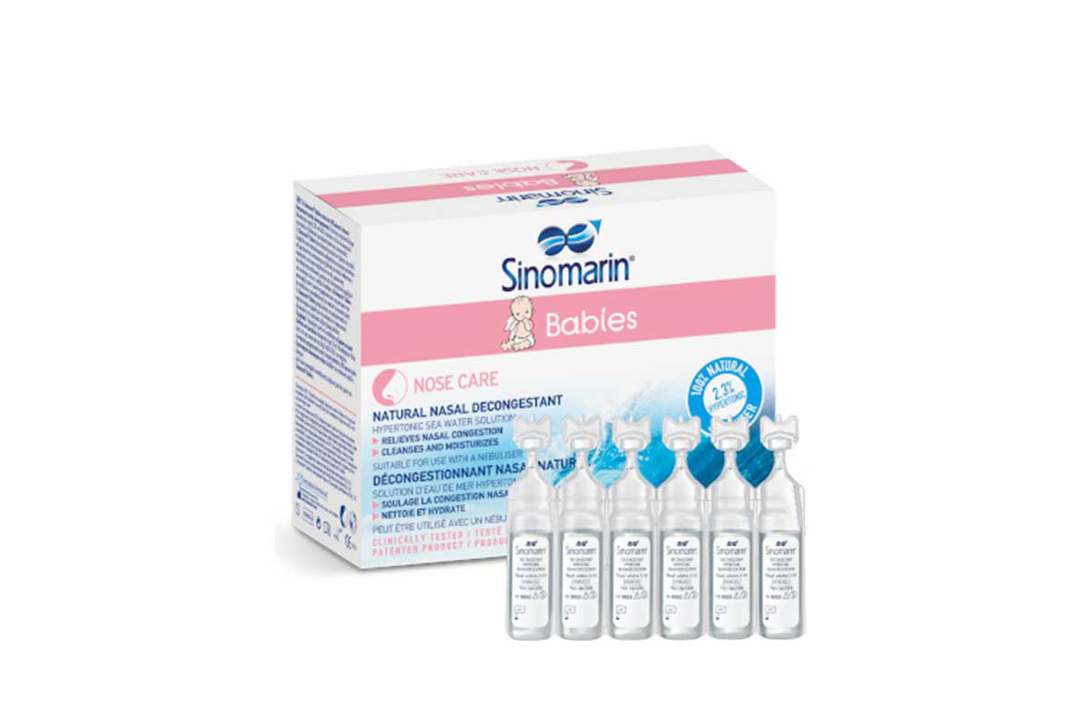 SINOMARIN BABIES NOSE CARE NATURAL NASAL DECONGESTANT 18X5ML VIALS - Milano Pharmacy