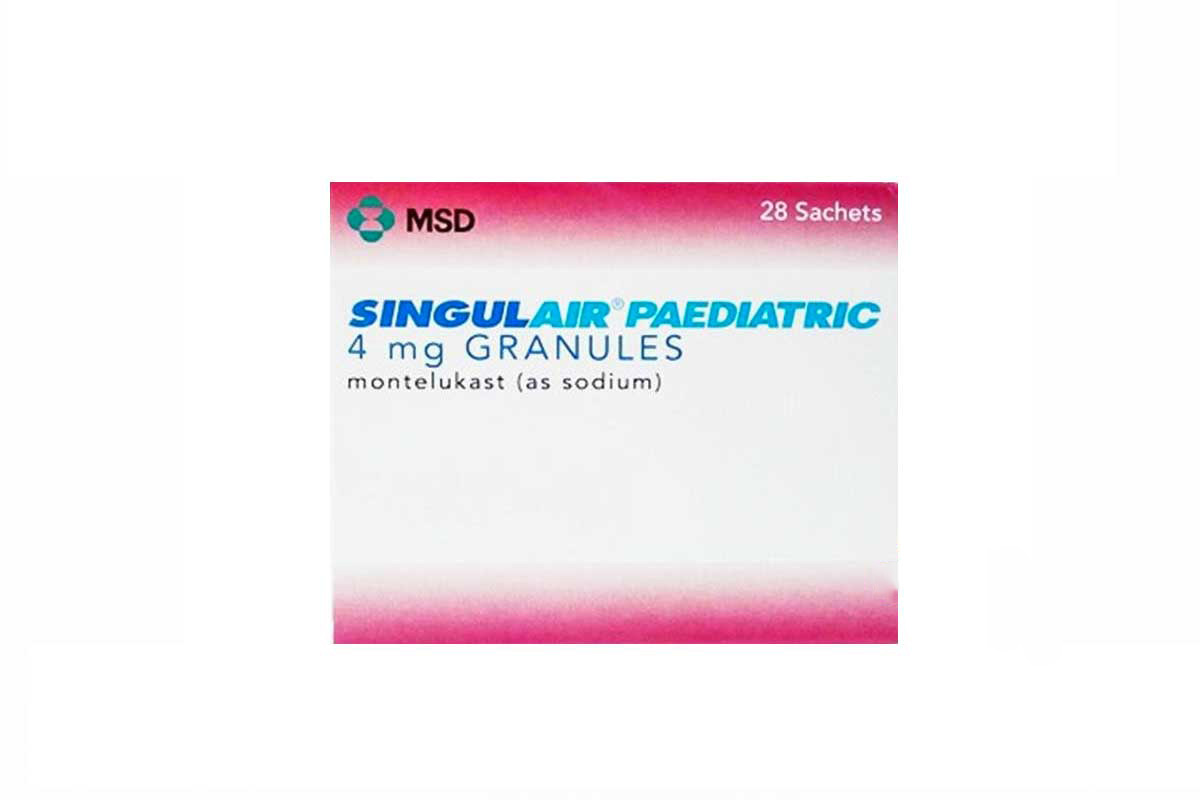 SINGULAIR PAEDIATRIC GRANULES  4MG 28 SACHETS - Milano Pharmacy