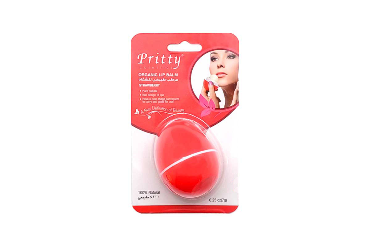 PRITTY LIP BALM STRAWBERRY 7 GM - Milano Pharmacy