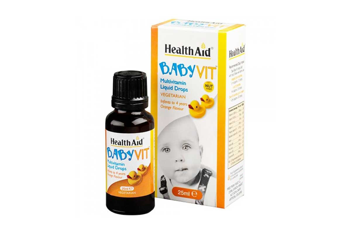 HEALTHAID BABY VIT PLUS MULTIVITAMIN LIQUID DROPS 25ML - Milano Pharmacy