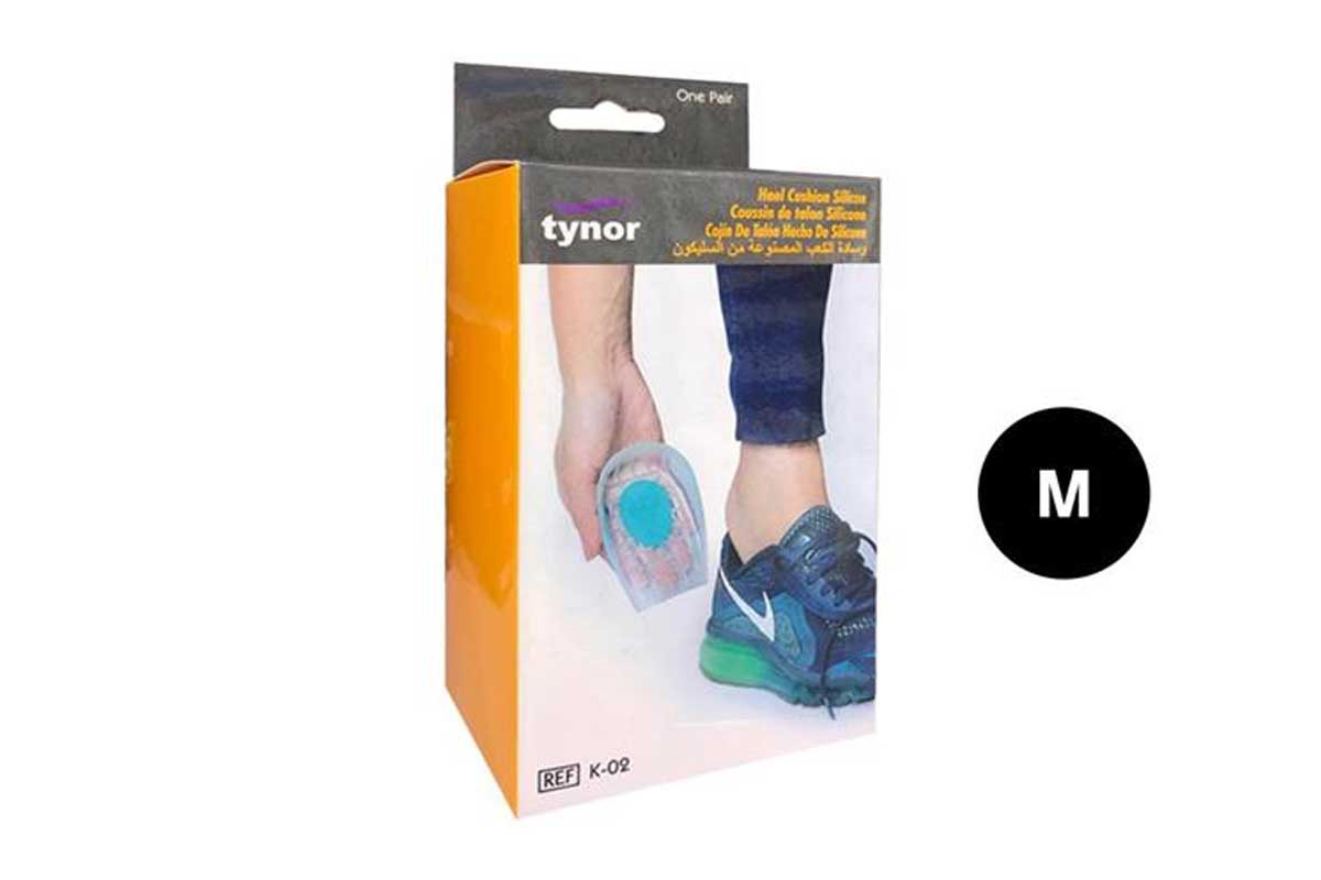 TYNOR HEEL CUSHION SILICONE M K02 - Milano Pharmacy