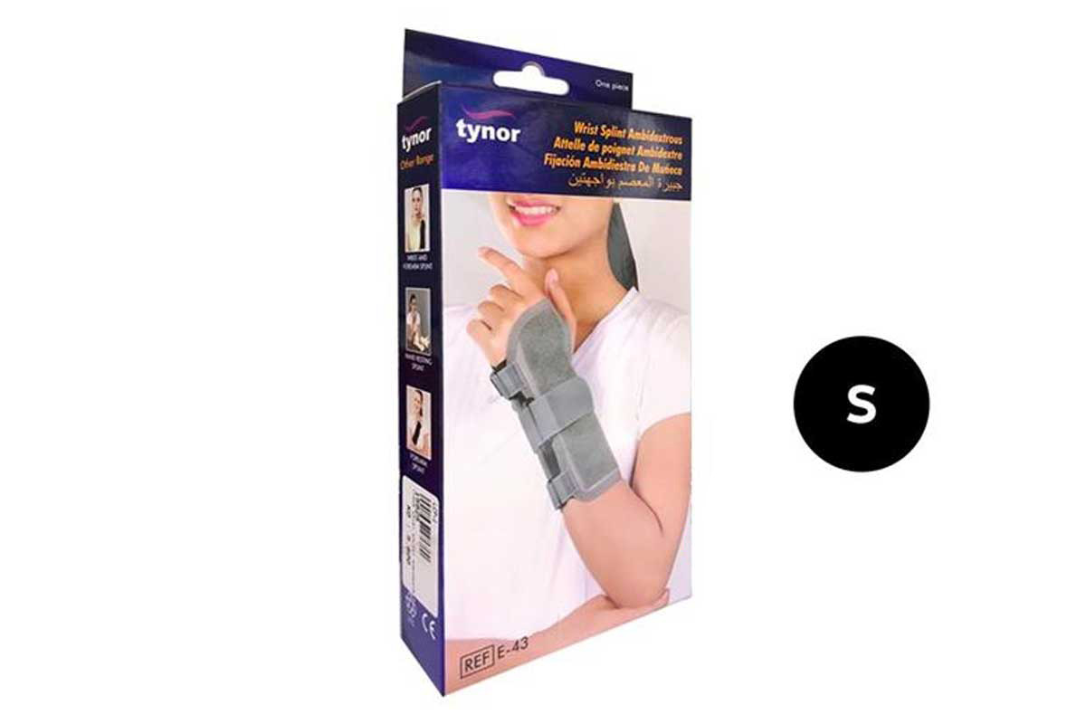 TYNOR WRIST SPLINT AMBIDEXTROUS S E43 - Milano Pharmacy