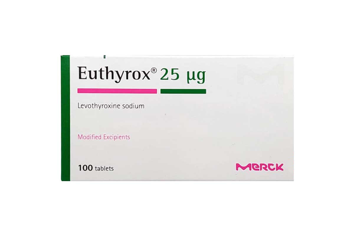 EUTHYROX  25 MCG 100 TAB - Milano Pharmacy