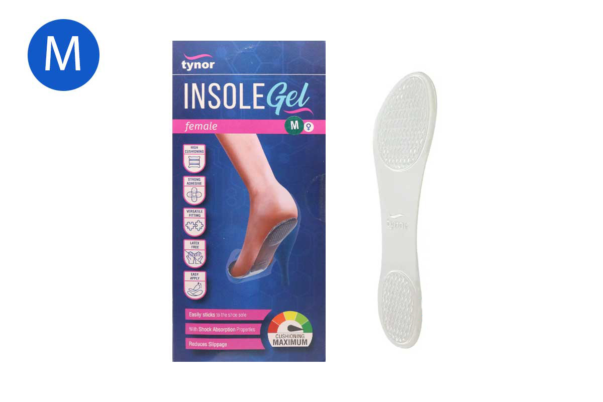 TYNOR INSOLE GEL FEMALE SIZE M K16 - Milano Pharmacy