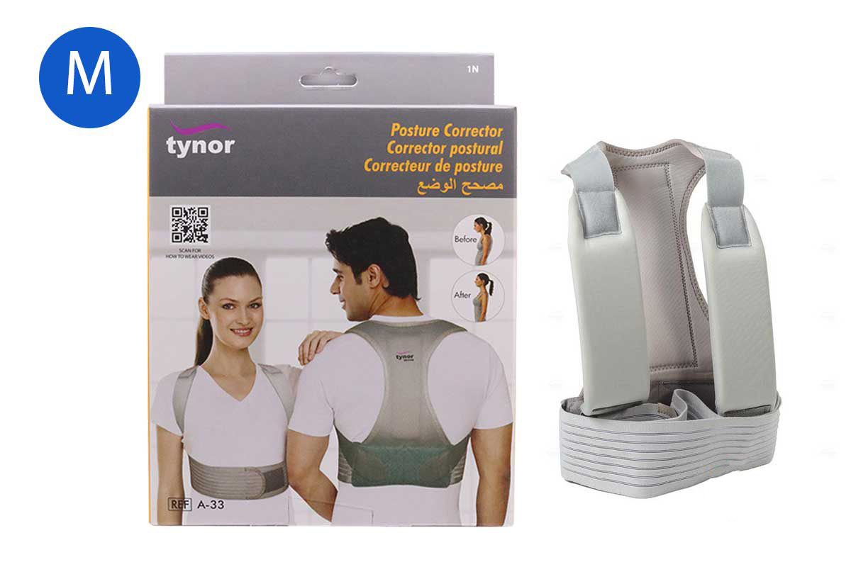 TYNOR POSTURE CORRECTOR SIZE M A33 - Milano Pharmacy