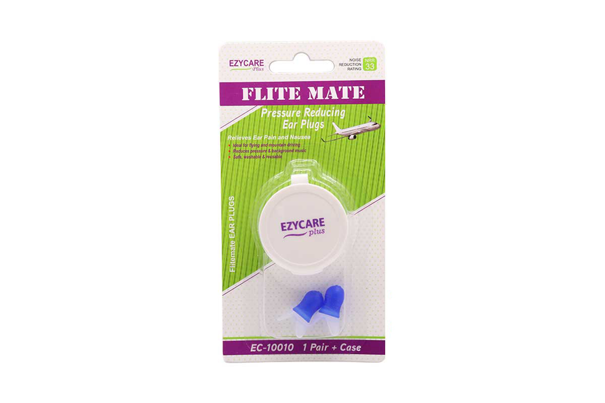 EZYCARE FLITE MATE EAR PLUGS 10010 - Milano Pharmacy