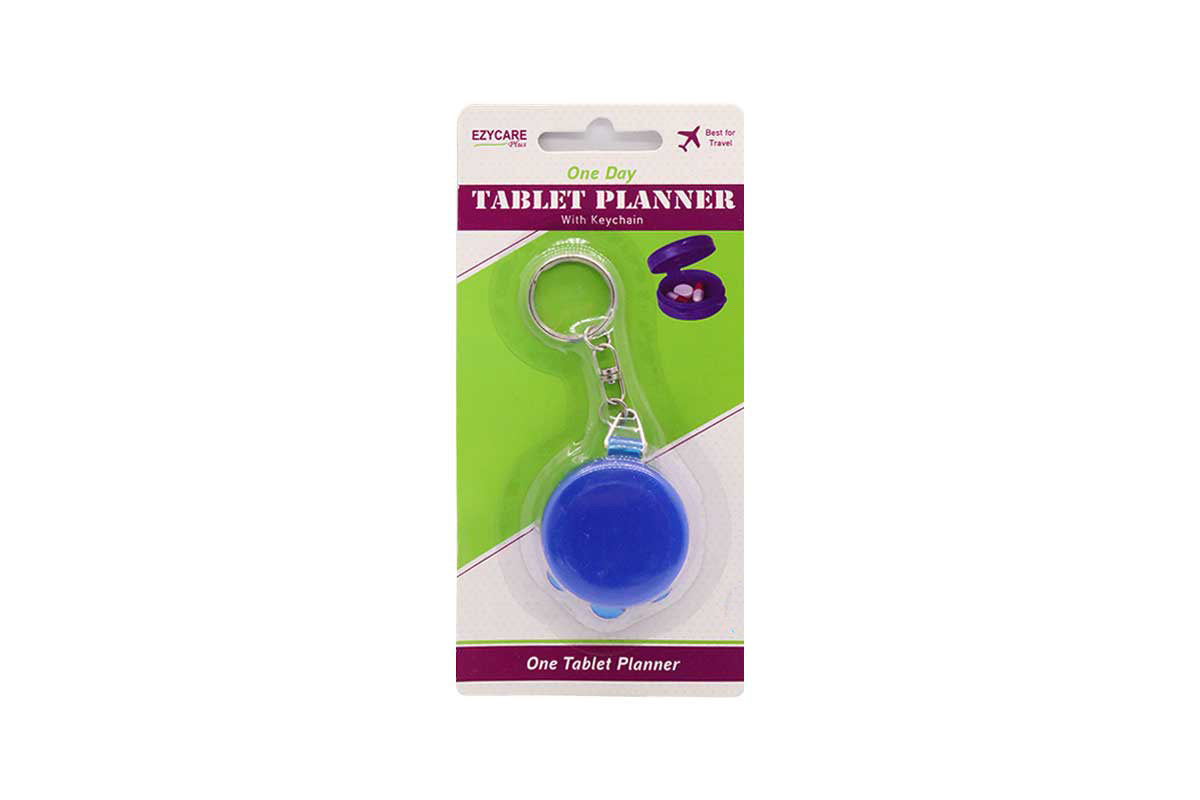 EZYCARE ONE DAY TABLET PLANNER WITH KEYCHAIN 17345 - Milano Pharmacy