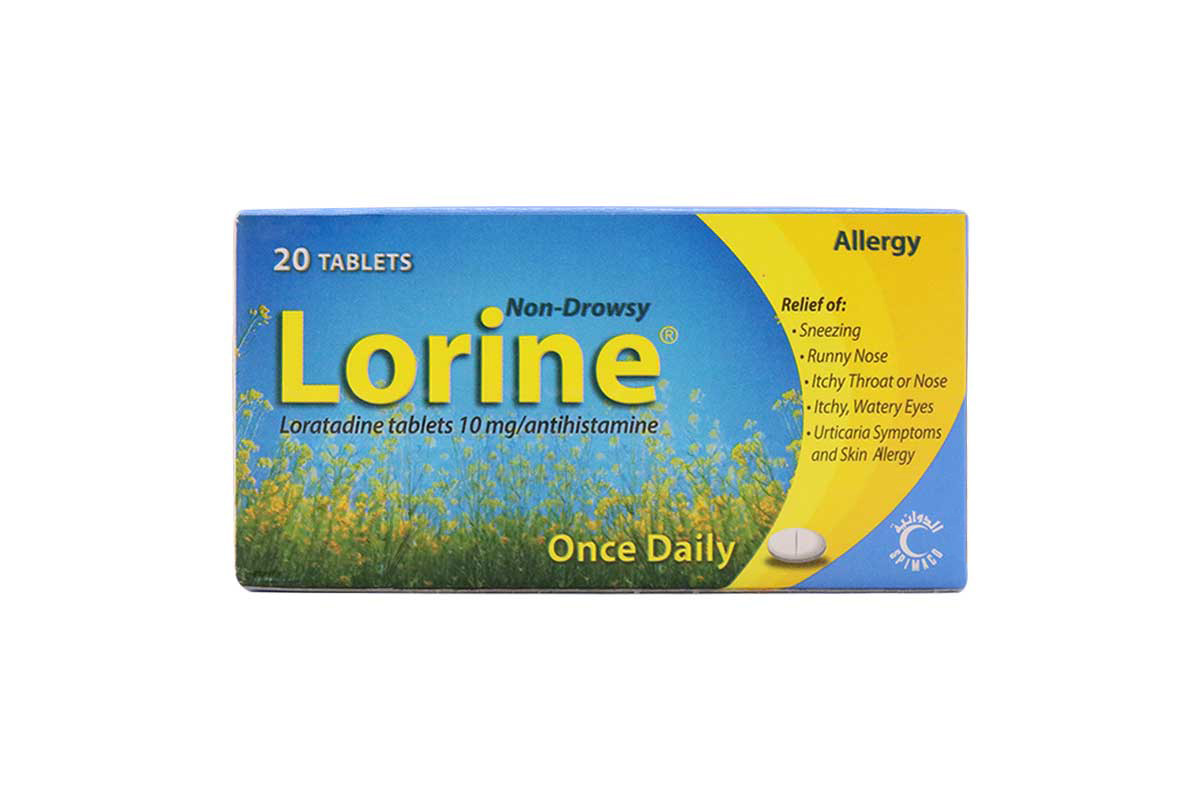 LORINE 10 MG 20 TABLETS - Milano Pharmacy