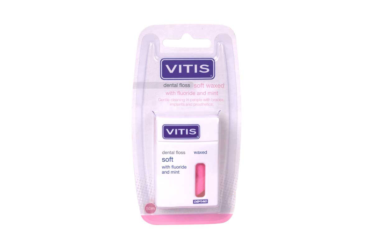 VITIS DENTAL FLOSS SOFT WAXED 50M - Milano Pharmacy