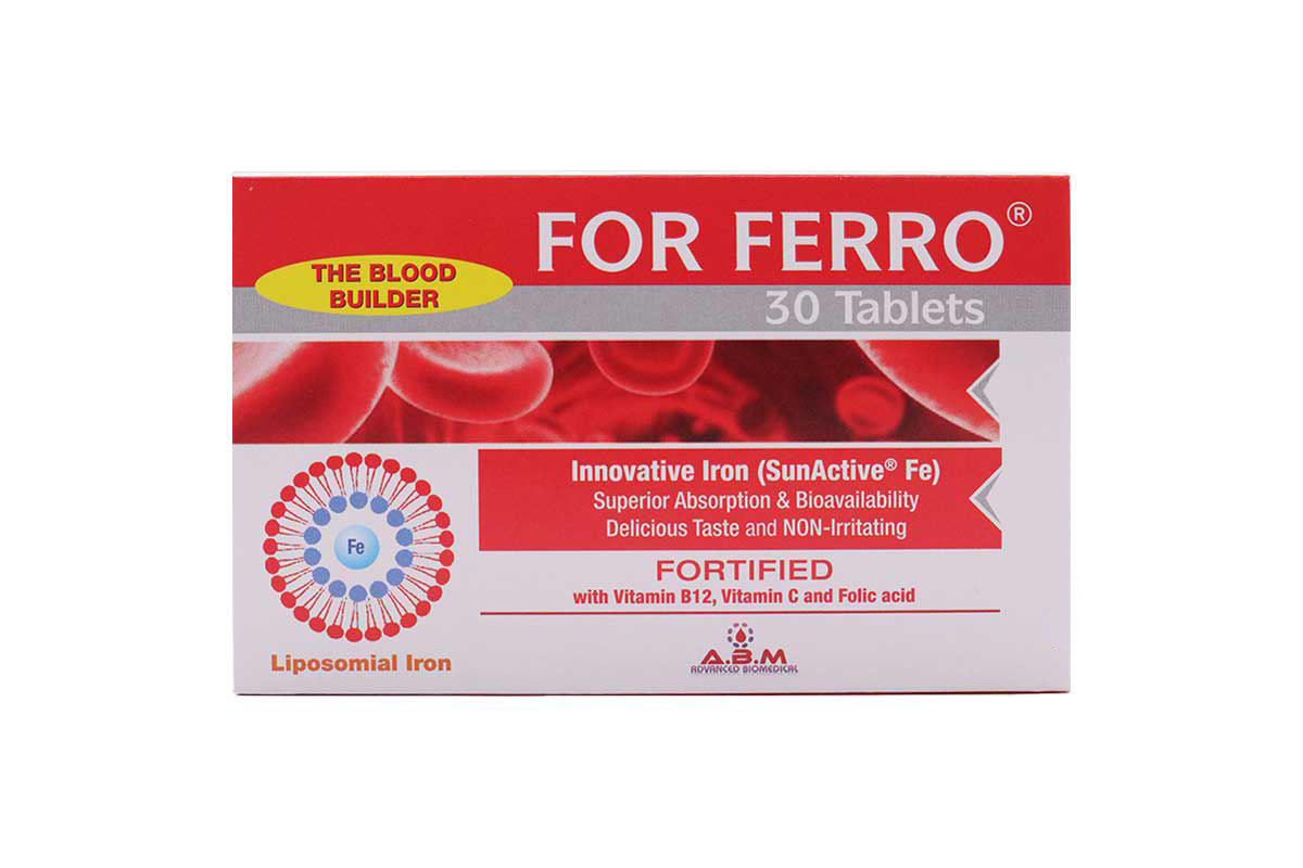 FOR FERRO 30 TABLETS - Milano Pharmacy