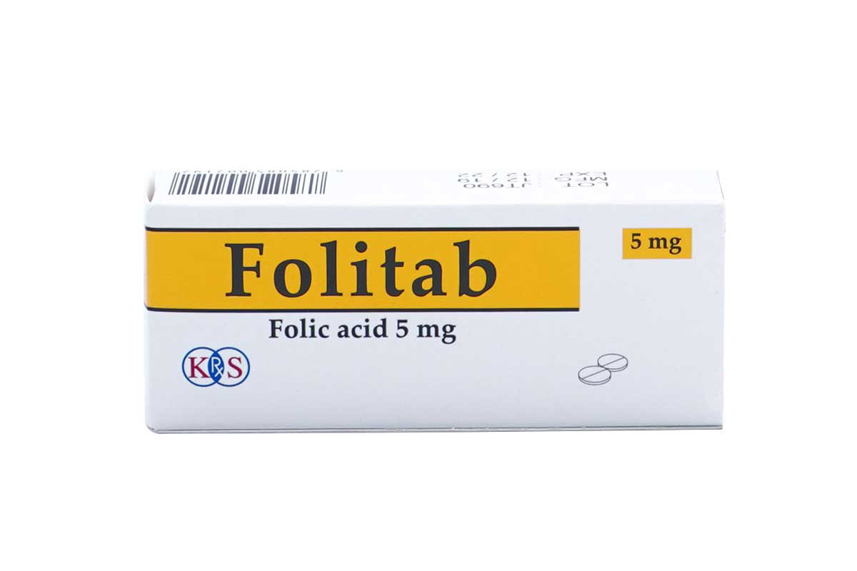 FOLITAB 5 MG 20 TABLETS - Milano Pharmacy