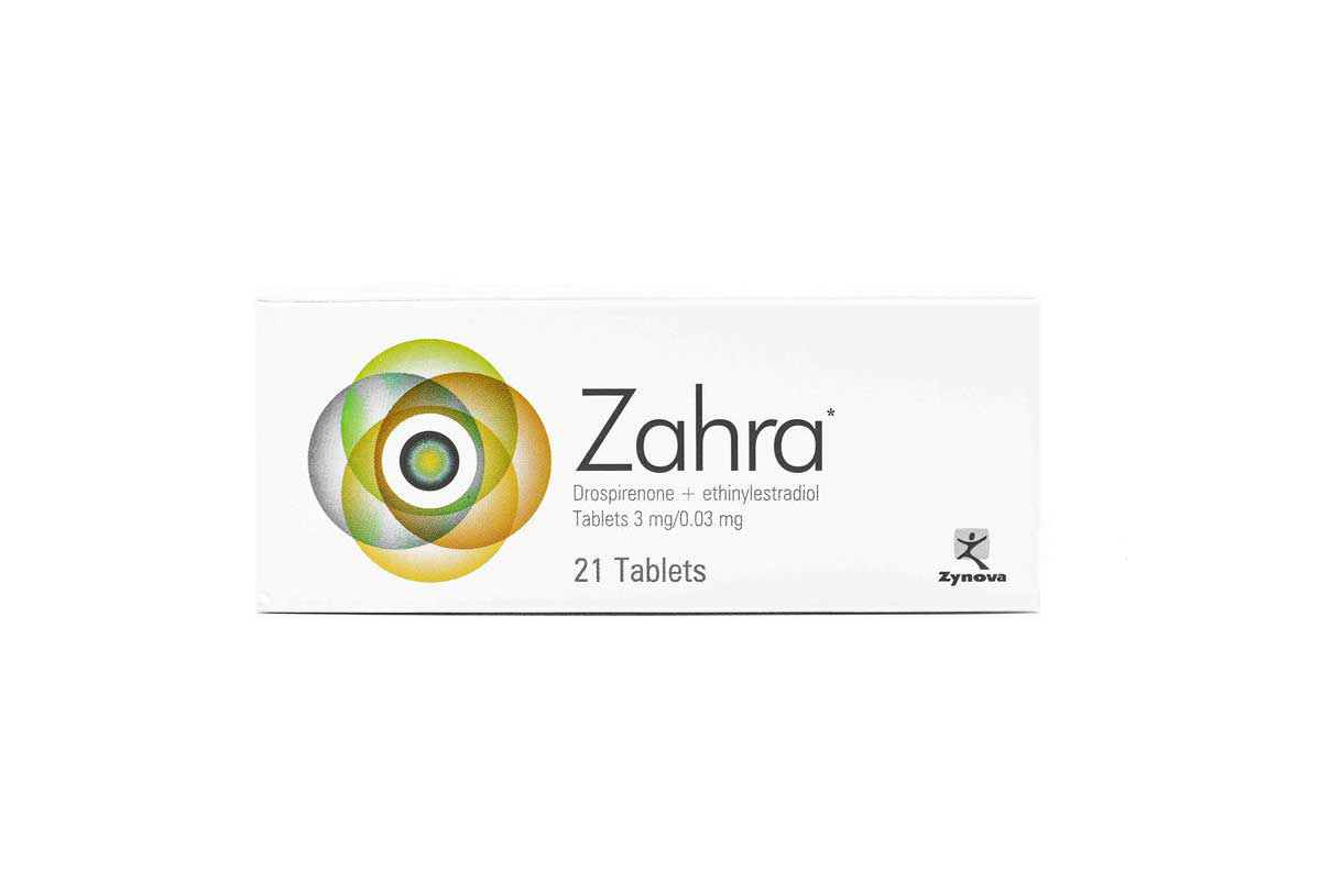 ZAHRA 21 TABLETS - Milano Pharmacy