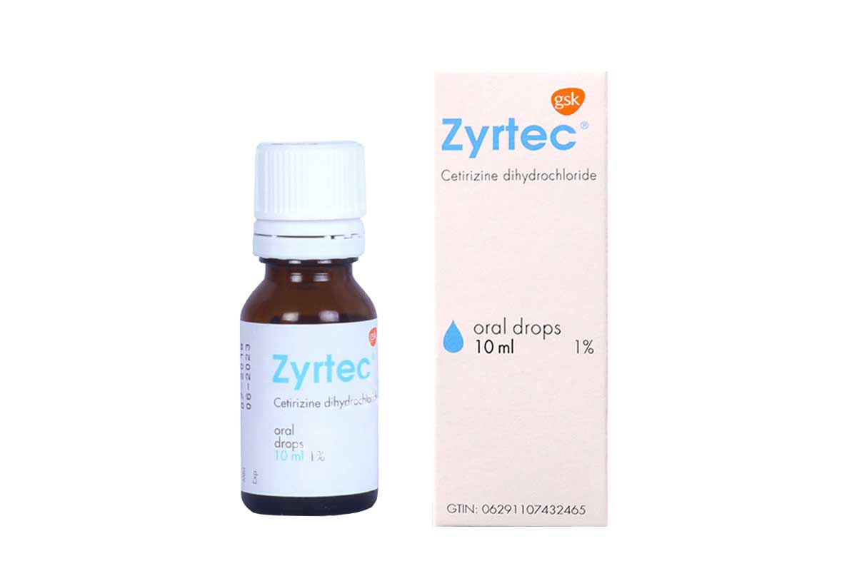 ZYRTEC ORAL DROPS 10ML - Milano Pharmacy