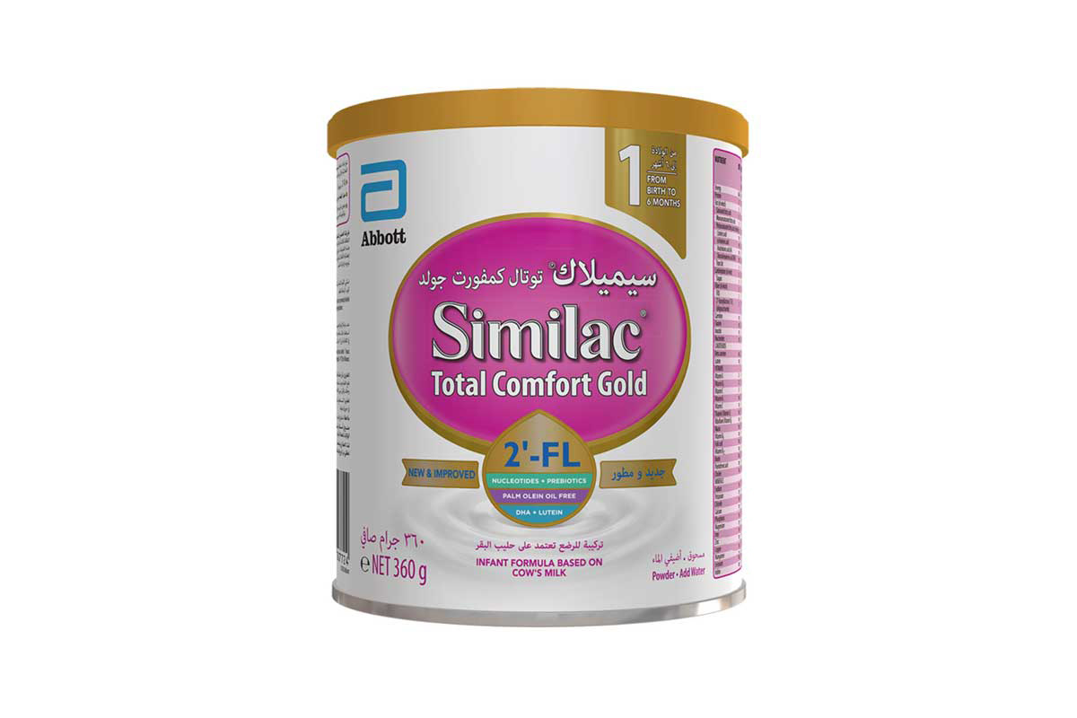 SIMILAC TOTAL COMFORT GOLD NO 1 FROM 0 TO 6 MONTHS 2FL 360 GM - Milano Pharmacy