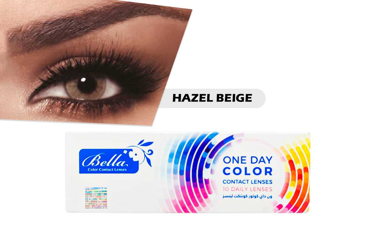 BELLA ONE DAY COLOR CONTACT LENSES HAZEL BEIGE 10 PCS - Milano Pharmacy