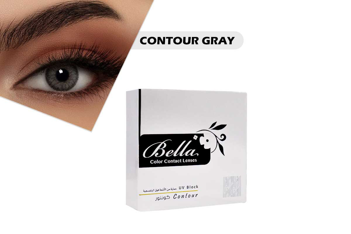 BELLA COLOR CONTACT LENSES CONTOUR GRAY - Milano Pharmacy