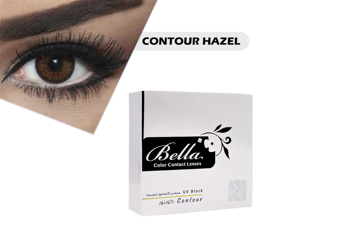 BELLA COLOR CONTACT LENSES CONTOUR HAZEL - Milano Pharmacy