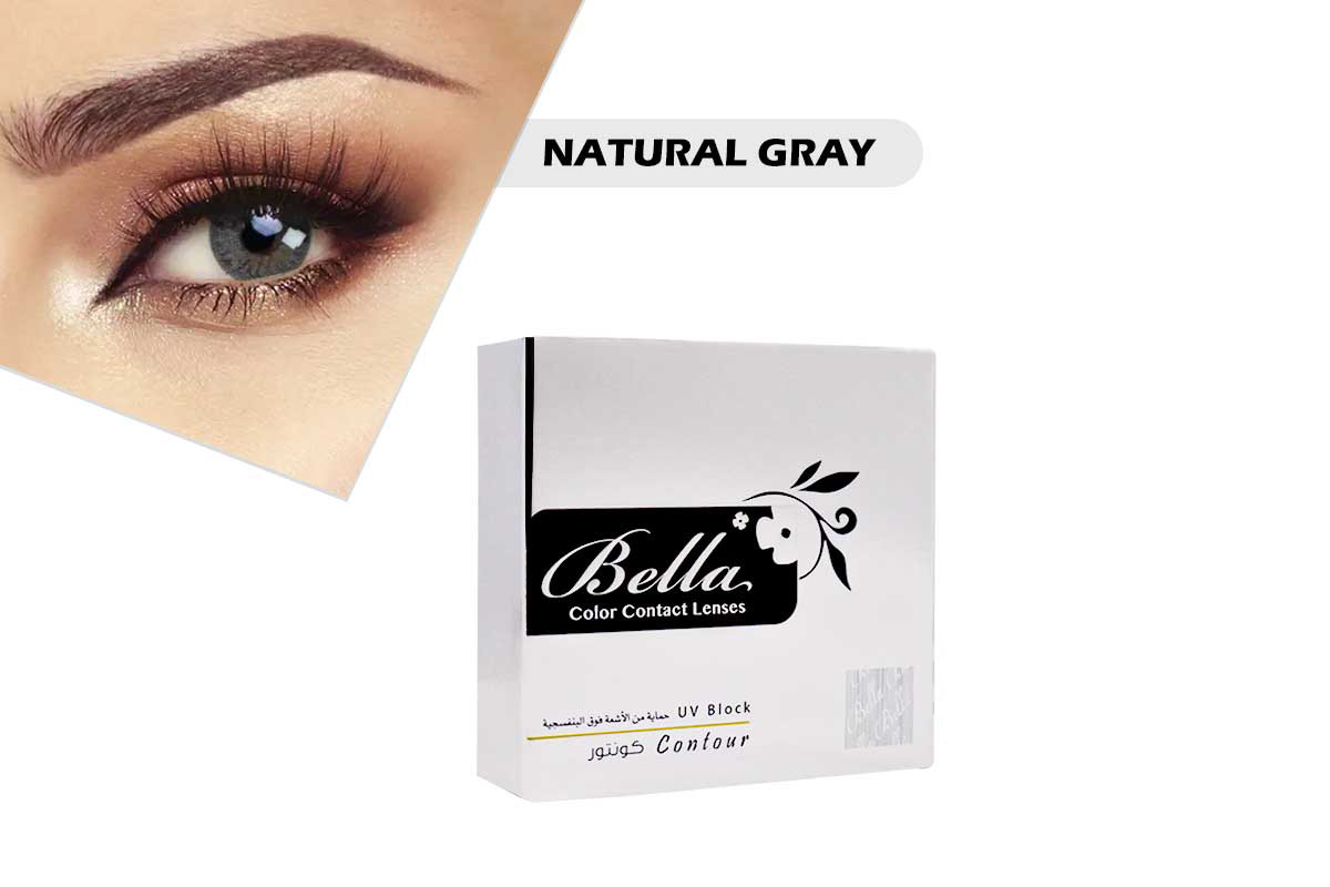 BELLA COLOR CONTACT LENSES NATURAL GRAY - Milano Pharmacy