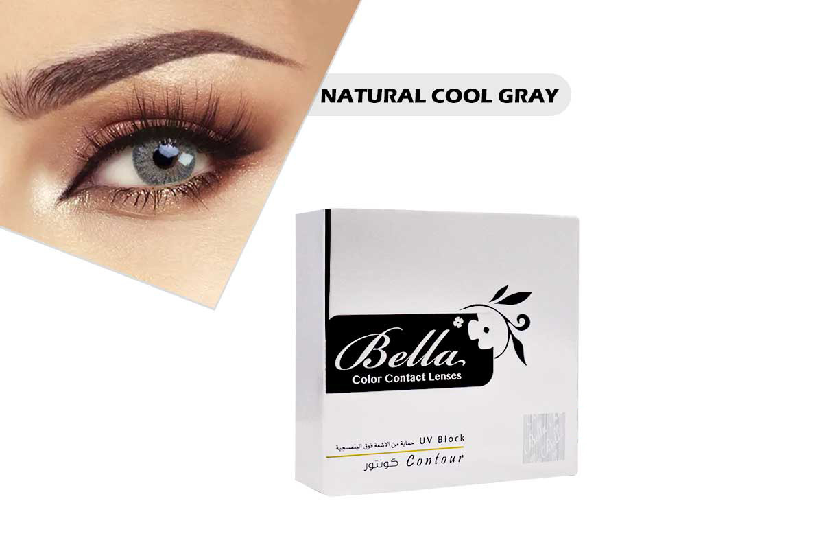 BELLA COLOR CONTACT LENSES NATURAL COOL GRAY - Milano Pharmacy