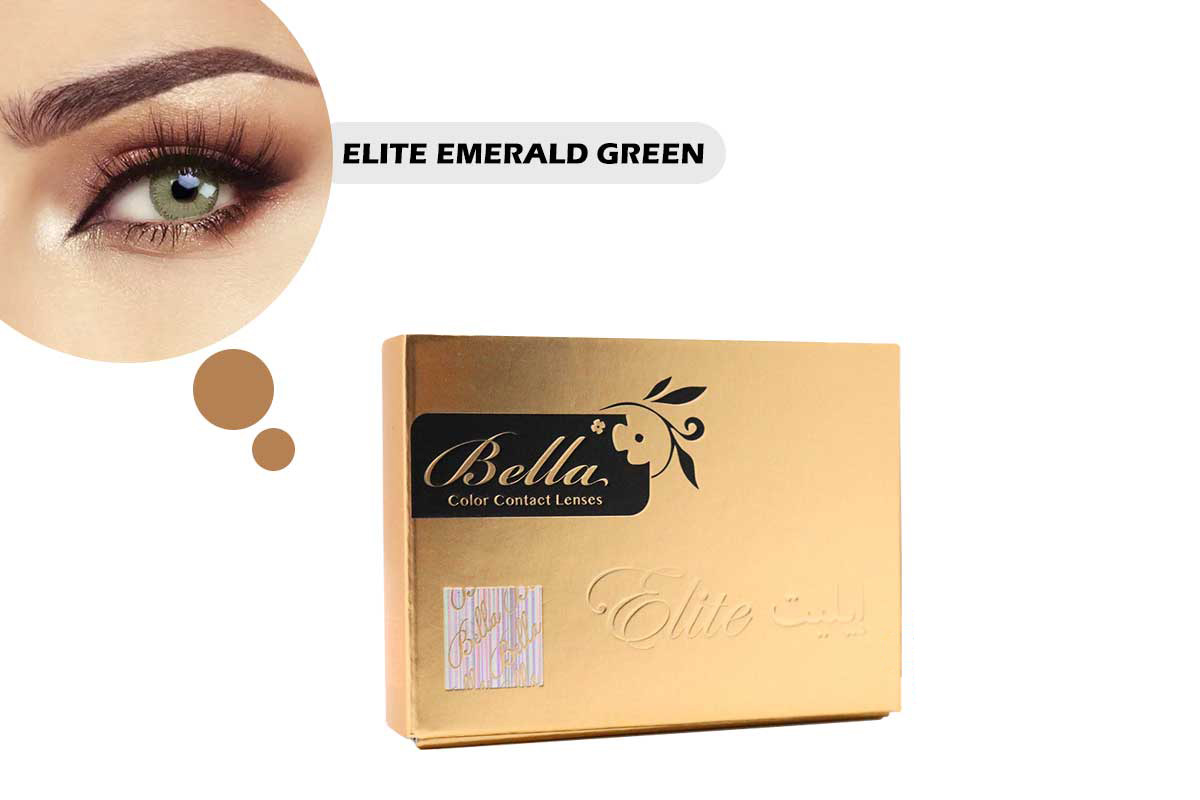 BELLA COLOR CONTACT LENSES ELITE EMERALD GREEN - Milano Pharmacy