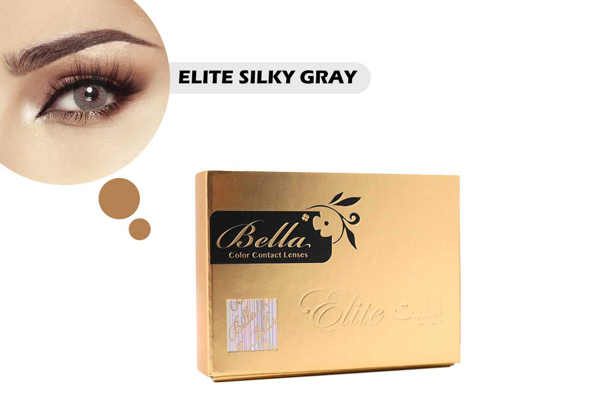 BELLA COLOR CONTACT LENSES ELITE SILKY GRAY - Milano Pharmacy