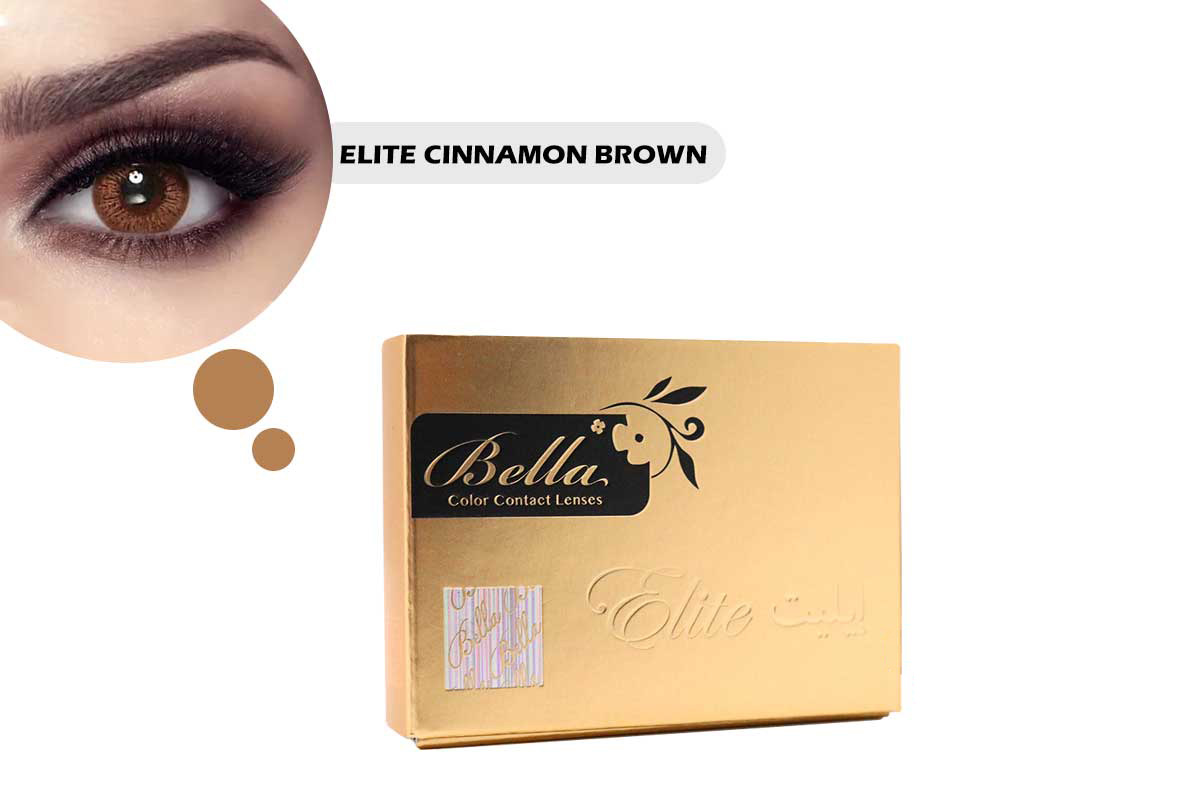 BELLA COLOR CONTACT LENSES ELITE CINNAMON BROWN - Milano Pharmacy