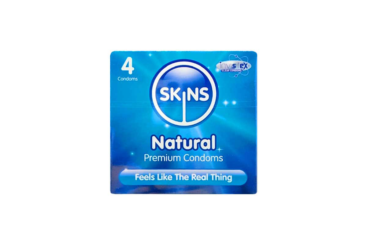 SKINS NATURAL 4 CONDOMS - Milano Pharmacy