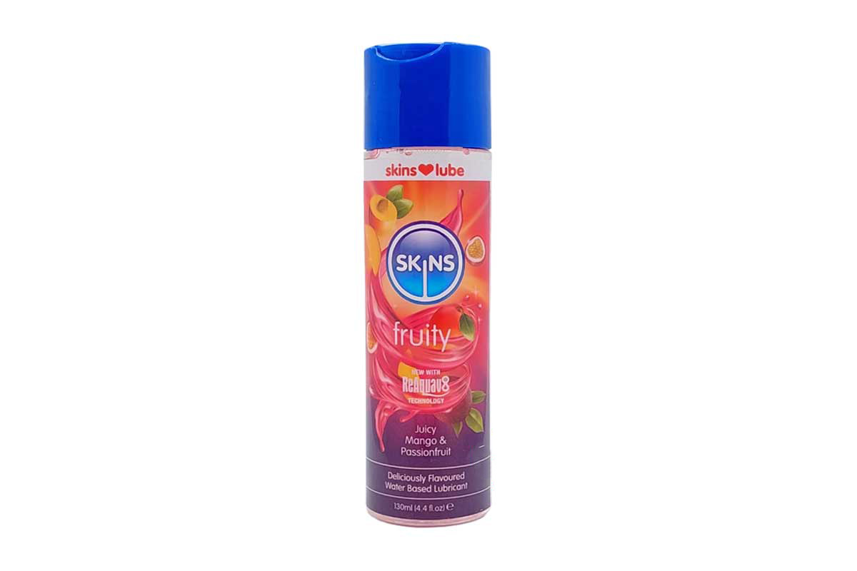 SKINS FRUITY JUICY MANGO AND PASSIONFRUIT LUBRICANT 130ML - Milano Pharmacy