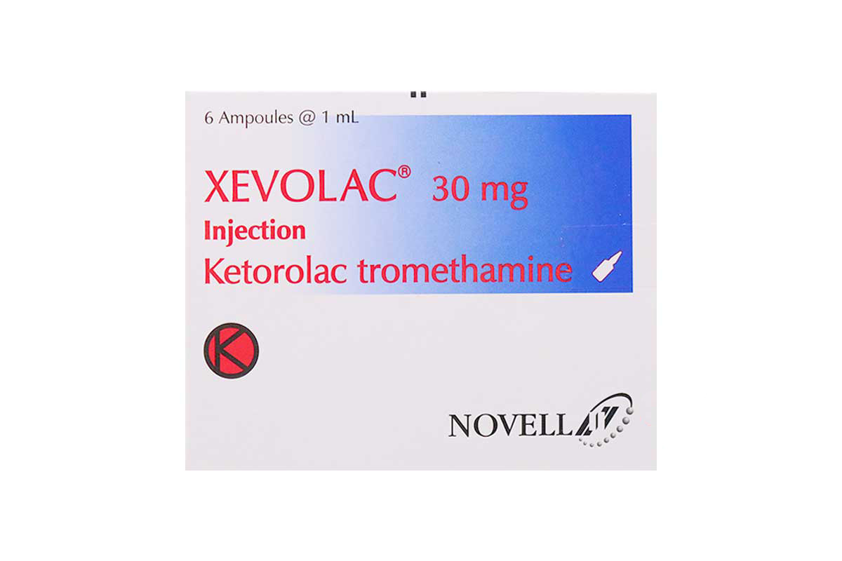 XEVOLAC 30 MG INJECTION 6 AMPULES 1 ML - Milano Pharmacy