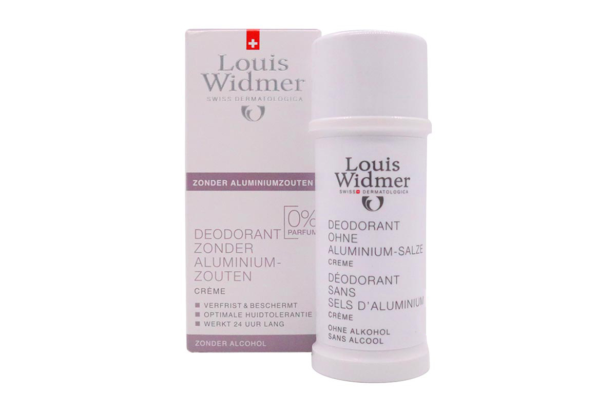 LOUIS WIDMER DEO ALUMINIUM ZOUTEN 0% PARFUM CREAM 40 ML - Milano Pharmacy