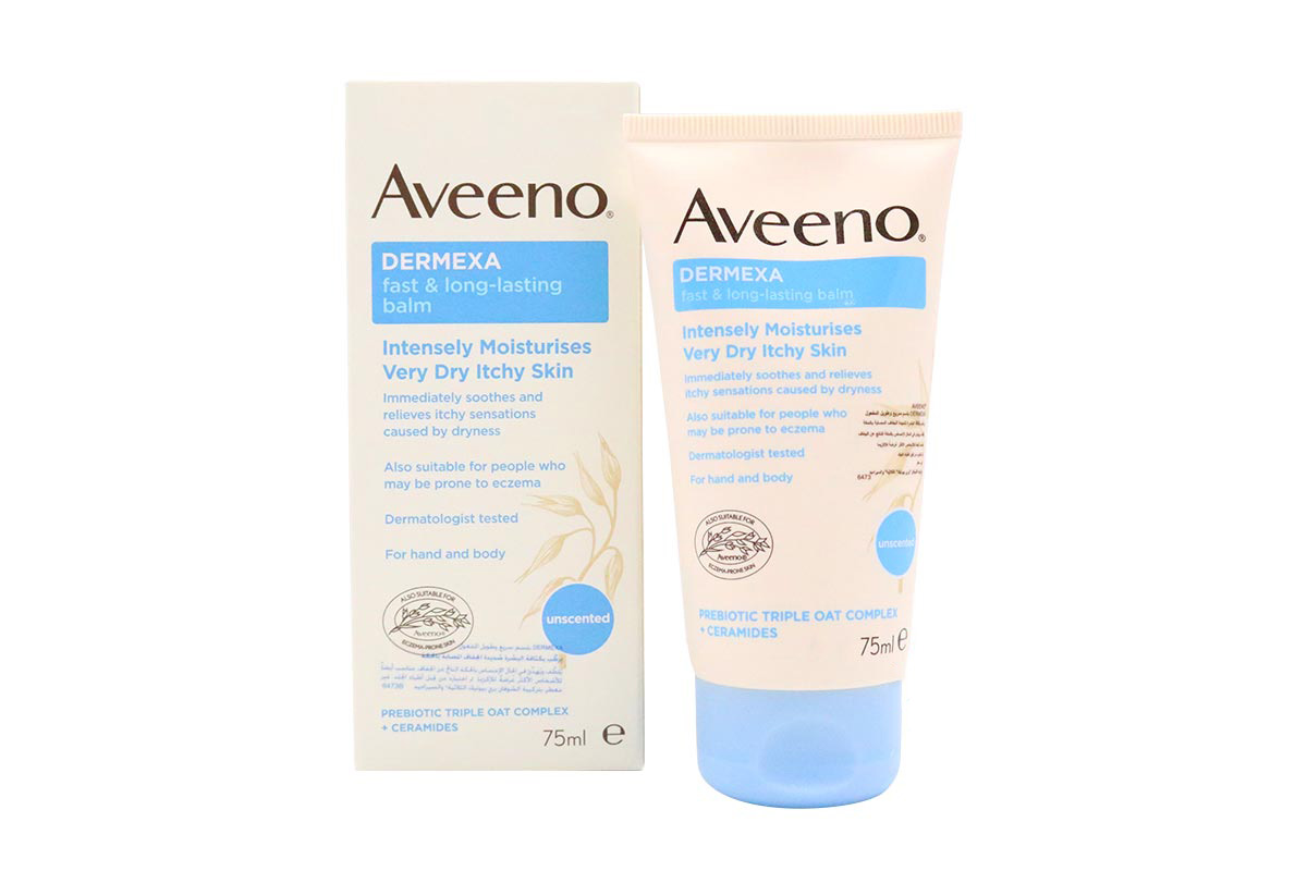 AVEENO DERMEXA FAST AND LONG LASTING BALM 75 ML - Milano Pharmacy