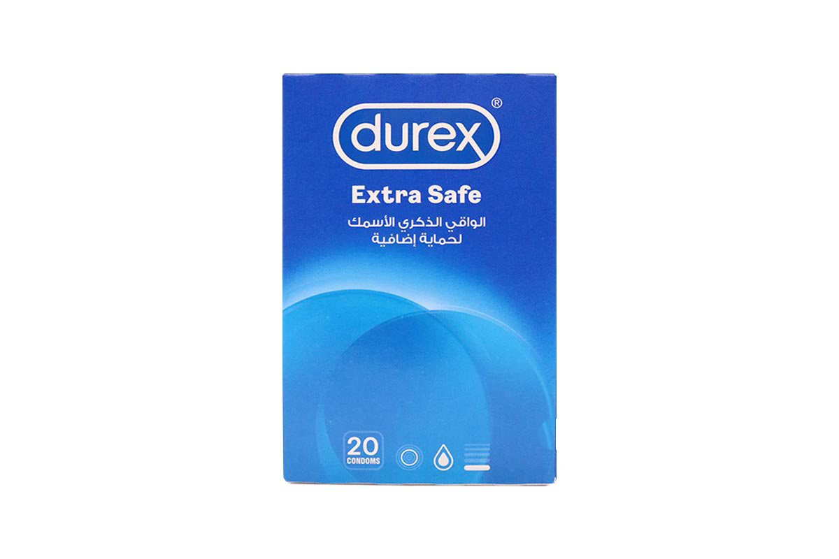 DUREX EXTRA SAFE 20 CONDOMS - Milano Pharmacy