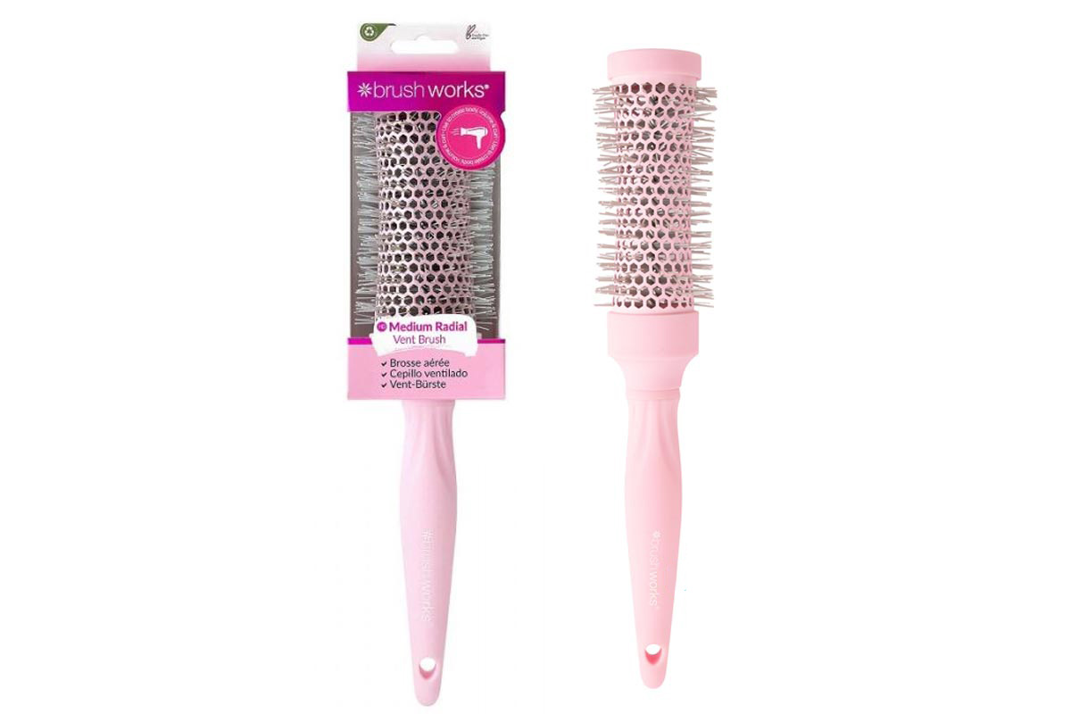 BRUSH WORKS HD MEDIUM RADIAL VENT BRUSH - Milano Pharmacy