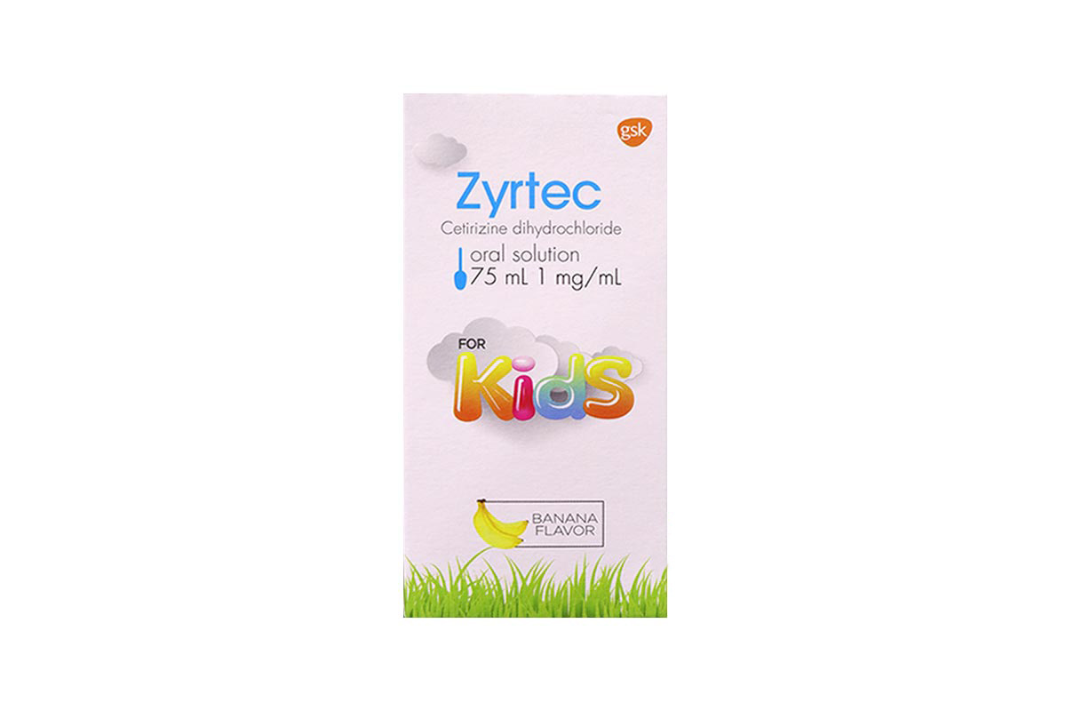 ZYRTEC ORAL SOLUTION 75ML - Milano Pharmacy