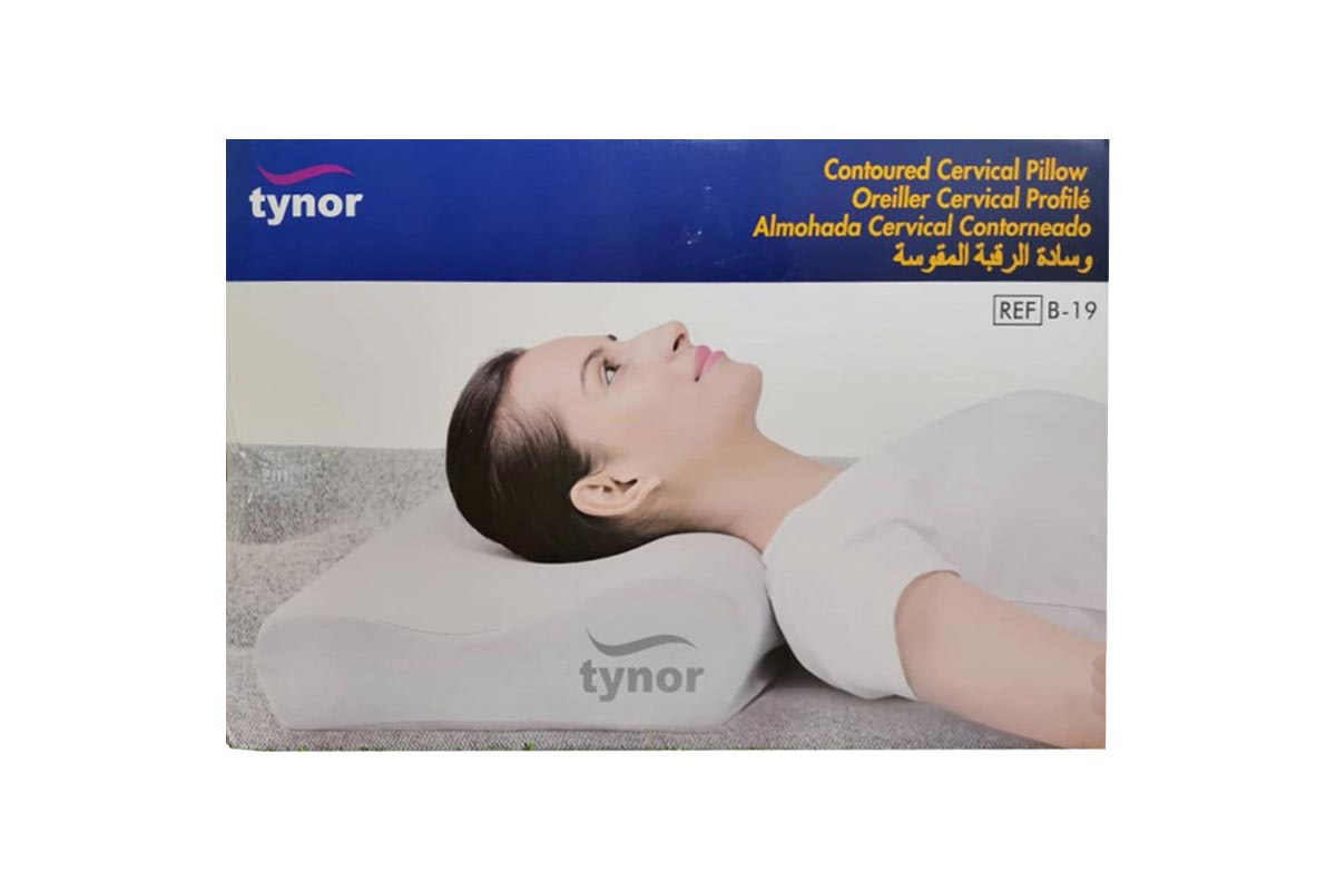 TYNOR CONTOURED CERVICAL  PILLOW UN B19 - Milano Pharmacy