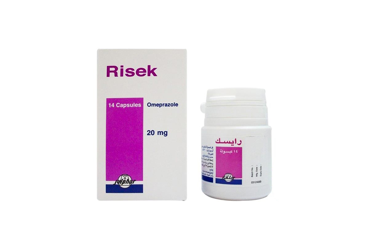 RISEK 20MG 14 CAPSULES - Milano Pharmacy