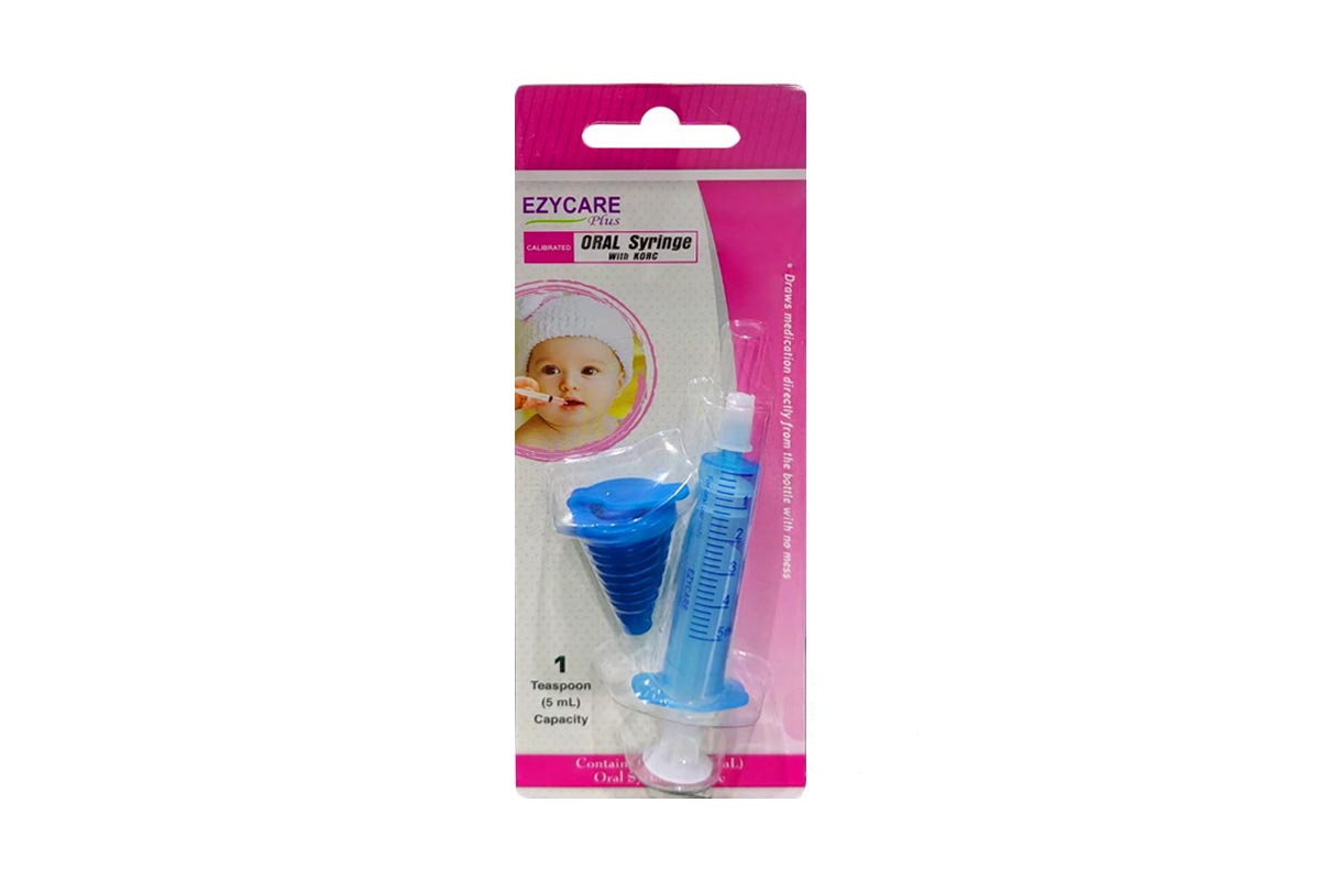 EZYCARE ORAL SYRINGE 5 ML WITH KORC 17008 - Milano Pharmacy