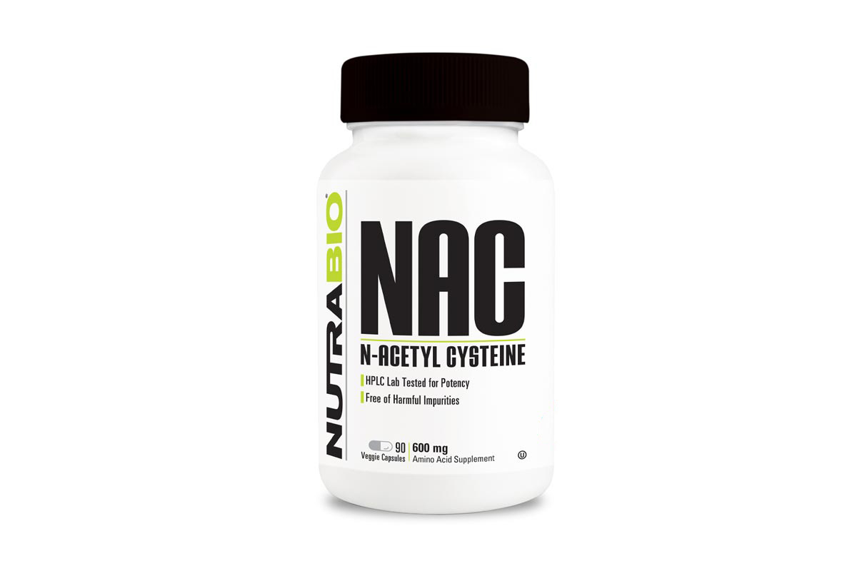 NUTRABIO NAC N ACETYL CYSTEINE 600MG 90 VEGGIE CAPSULES - Milano Pharmacy